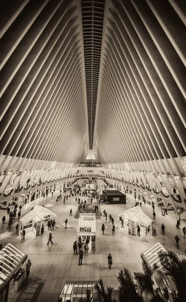 Nova Cidade Iorque Dezembro 2018 Vista Interior World Trade Center — Fotografia de Stock