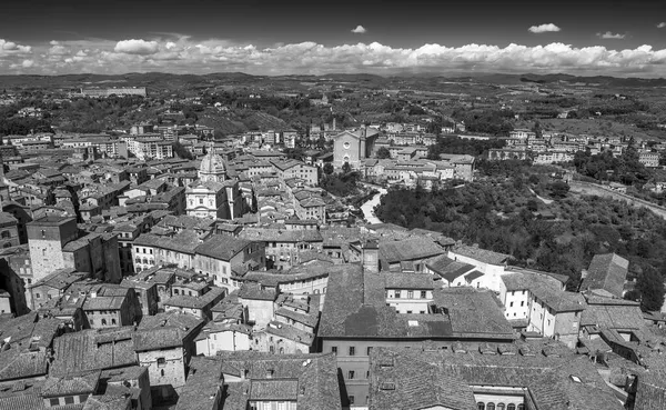 Siena Toskana Talya Hava Cityscape — Stok fotoğraf