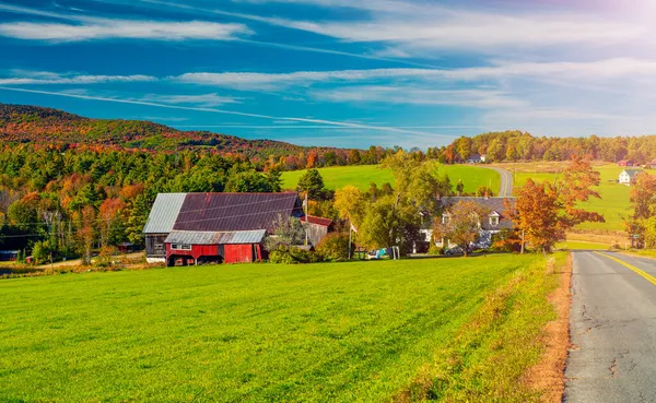 Increíbles Colores Campiña New Hampshire Durante Temporada Follaje —  Fotos de Stock