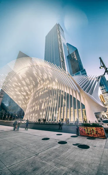 Nova Cidade Iorque Dezembro 2018 Vista Exterior World Trade Center — Fotografia de Stock