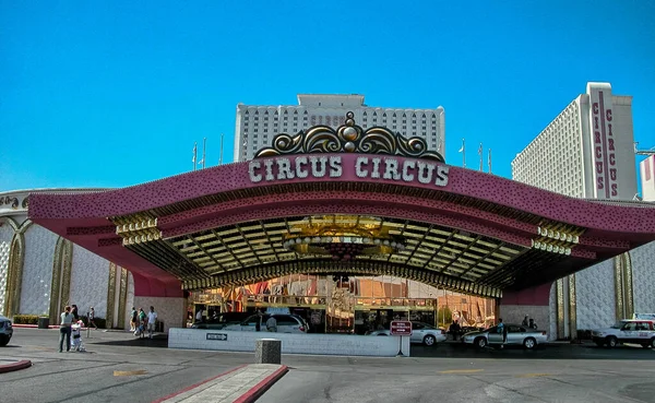 Las Vegas งหาคม โรงแรม Circus Circus และคาส โนในว งหาคม 2009 — ภาพถ่ายสต็อก
