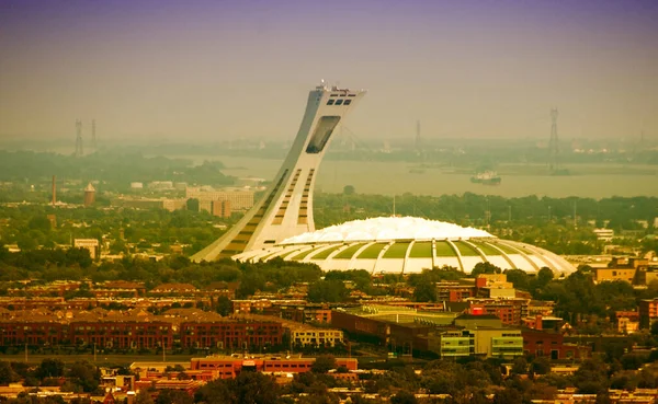 Montreal Stadium Aerial View — Stock Photo, Image