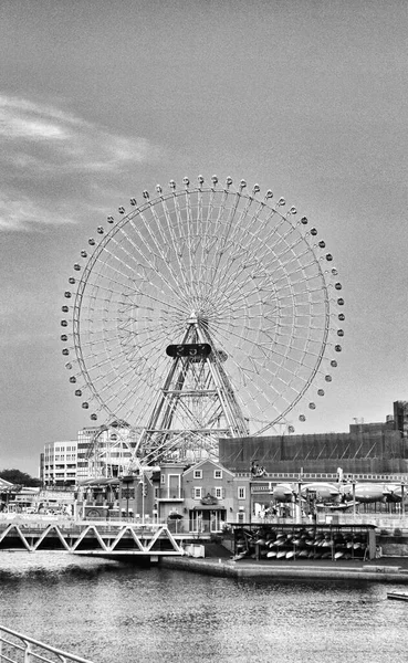 Yokohama Aug Utsikt Över Moderna Byggnader Yokohamas Hamn Japan Den — Stockfoto