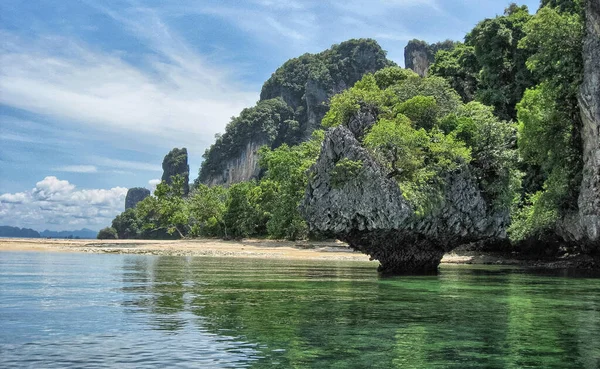 Thailand Prachtige Kleuren Van Eilanden Oceaan Het Zomerseizoen — Stockfoto