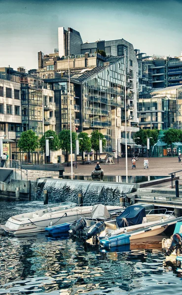 Oslo Giugno Barche Oslo Harbour Giugno 2010 Oslo Porto Più — Foto Stock