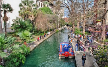 San antonio, tx - mar 15: turist zevk şehrin sokaklarında alamo İrlandalı festival süresince, 15 Mart 2008 de san antonio, tx. 14-16 Mart Festivali.