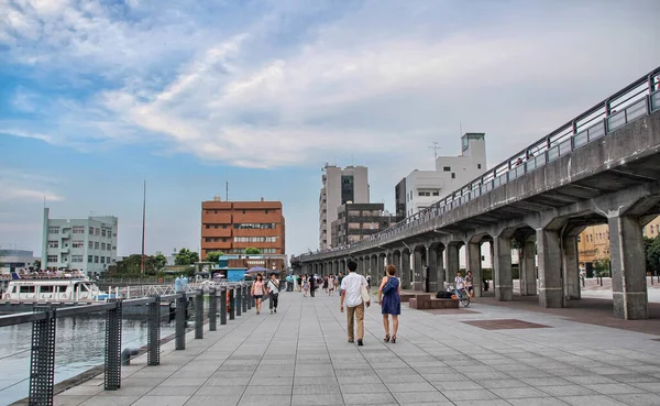 Yokohama Agosto Veduta Edifici Moderni Nel Porto Yokohama Giappone Agosto — Foto Stock