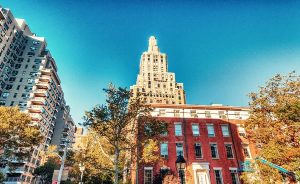 Byggnader Washington Square Manhattan — Stockfoto