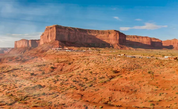 Aerial Panoramic View Monument Valley National Park Summer Sunset United — Stock Photo, Image
