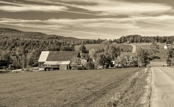 Erstaunliche Farben Der Landschaft Von New Hampshire Während Der Laubzeit — Stockfoto
