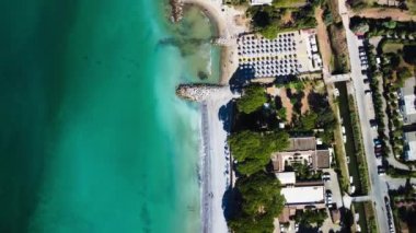 Yaz mevsiminde bir İHA 'dan Akdeniz Hava Görüntüsü