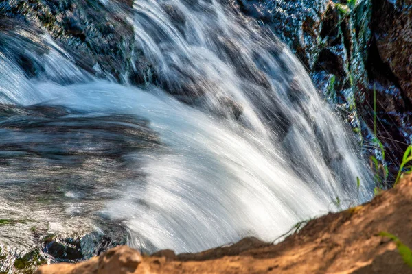 Multnomah Falls Uma Cachoeira Localizada Multnomah Creek Desfiladeiro Rio Columbia — Fotografia de Stock