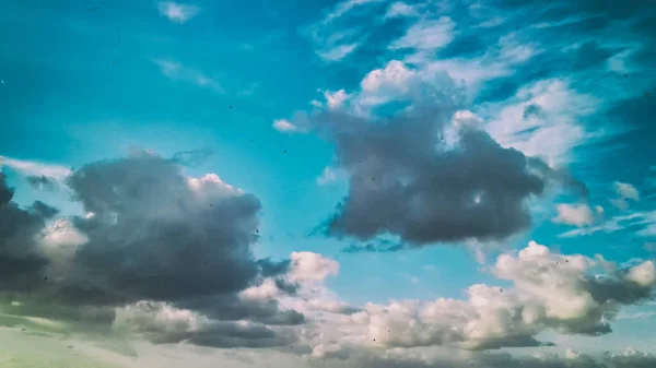 Vista Aérea Panorámica Del Cielo Matutino Desde Avión Tripulado Volador — Foto de Stock