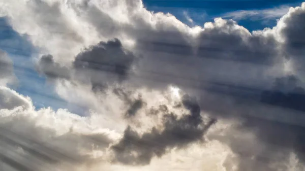 Vista Aerea Panoramica Del Cielo Mattutino Dal Drone Volante — Foto Stock