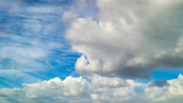 Vista Aérea Panorámica Del Cielo Matutino Desde Avión Tripulado Volador — Foto de Stock