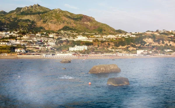 Rocks Water Citara Ischia View Drone — Stock Photo, Image