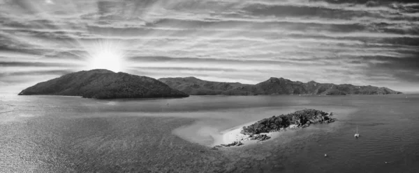 Whitsunday Islands Park Queensland Australia Veduta Aerea Bellissimo Mare Drone — Foto Stock