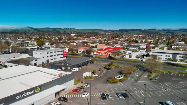 Rotorua New Zealand Syyskuu 2018 Aerial View Countdown Supermarket Car — kuvapankkivalokuva
