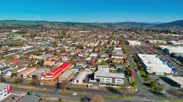 Rotorua New Zealand Eylül 2018 Geri Sayım Süpermarketinin Araba Parkının — Stok fotoğraf