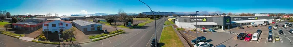 Rotorua New Zealand September 2018 Panoramic Air View Countdown Supermarket — стокове фото