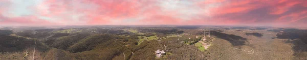 Adelaide Vidék Légi Panoráma Mount Lofty Conservation Park Ausztrália Drón — Stock Fotó