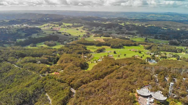 Adelaide Krajina Letecké Panorama Mount Lofty Conservation Park Austrálie Drone — Stock fotografie