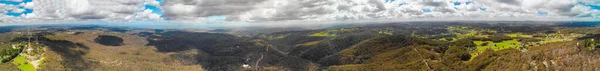 Adelaide Landschaft Luftaufnahme Vom Mount Lofty Conservation Park Australien Aus — Stockfoto