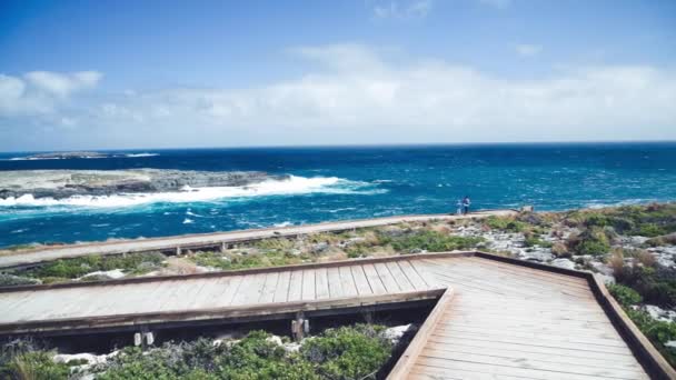 Ilha Canguru na temporada de primavera, vista panorâmica do Parque Nacional Flinders Chase, Austrália do Sul — Vídeo de Stock