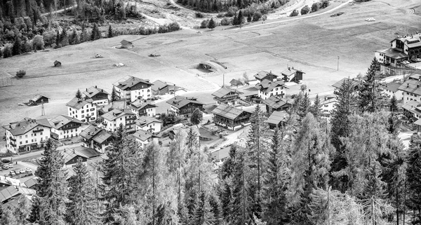 Veduta Aerea Sappada Nella Stagione Estiva Dolomiti Italiane — Foto Stock