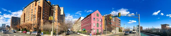 Hoboken Décembre 2018 Vue Panoramique Sur Les Rues Ville Par — Photo