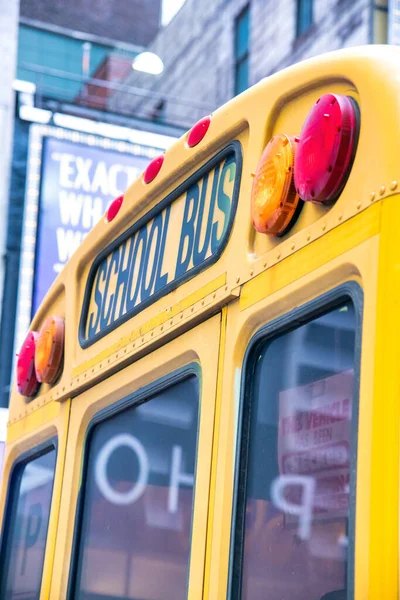 Bus Scolaire Manhattan New York — Photo