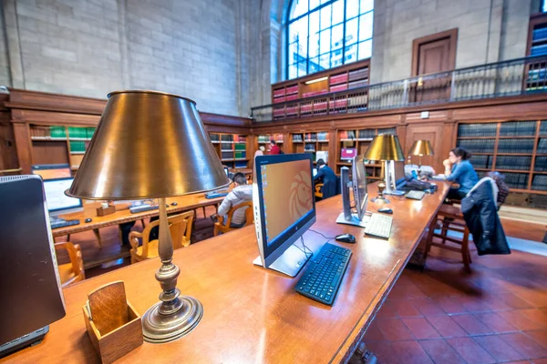 New York City November 2018 Interior New York Public Library — 스톡 사진