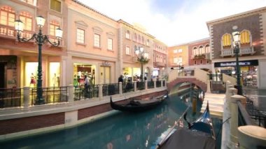 LAS VEGAS, NV - Haziran 2019: Geceleri Venedik Kumarhanesinin İçi