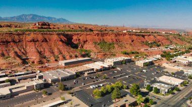 Aziz George, NV - 15 Temmuz 2019: Yaz mevsiminde St George 'un gökyüzü manzarası.