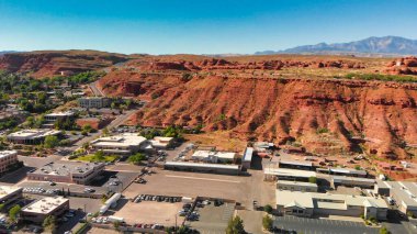 Nevada, Nevada 'da yaz mevsiminde St George gökyüzü silueti