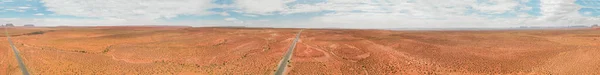 Vista Aérea Hermosa Carretera Que Bordea Cañón Temporada Verano Punto —  Fotos de Stock