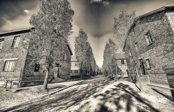 Campo Concentración Auschwitz Birkenau Polonia Ocupada Durante Segunda Guerra Mundial — Foto de Stock