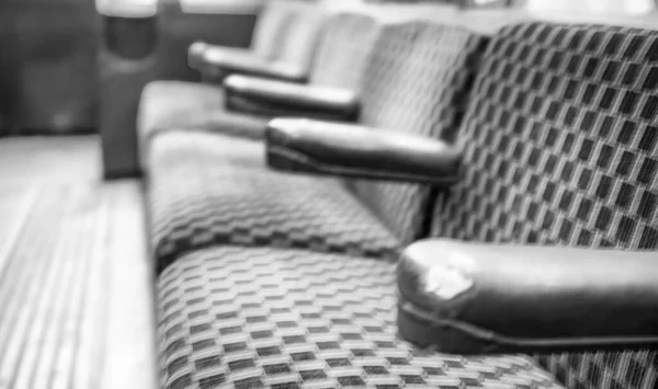 Interior Old Subway Train — Stock Photo, Image