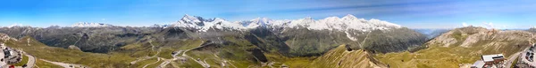 Vista Aérea Panorámica 360 Grados Las Montañas Grossglockner Austria Temporada —  Fotos de Stock