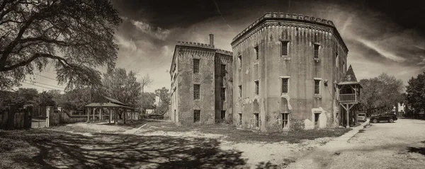 Güney Carolina Daki Eski Charleston Hapishanesi Güneşli Bir Günde Panoramik — Stok fotoğraf