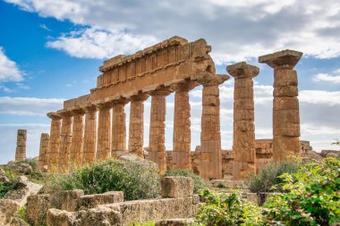 Selinunte harabeleri, arkeolojik sit alanı ve Sicilya antik Yunan kenti, İtalya