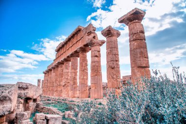 Selinunte harabeleri, arkeolojik sit alanı ve Sicilya antik Yunan kenti, İtalya