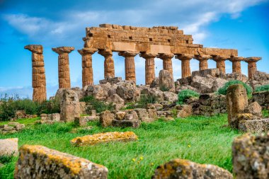 Selinunte harabeleri, arkeolojik sit alanı ve Sicilya antik Yunan kenti, İtalya