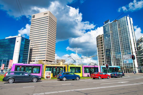 Rotterdam Países Bajos Abril 2015 Edificios Centro Ciudad Hermoso Día —  Fotos de Stock