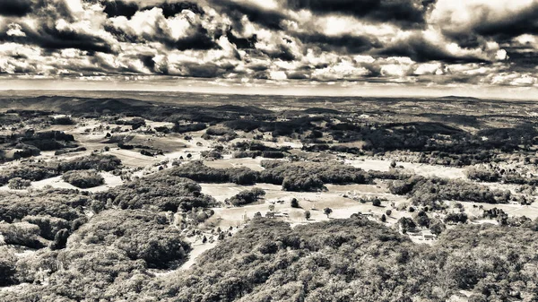Adelaide Landschaft Luftaufnahme Vom Mount Lofty Conservation Park Australien Aus — Stockfoto