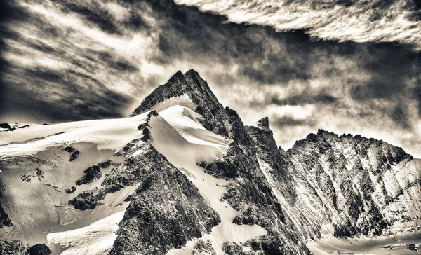 Altos Picos Montanhas Grossglockner Setembro Áustria — Fotografia de Stock