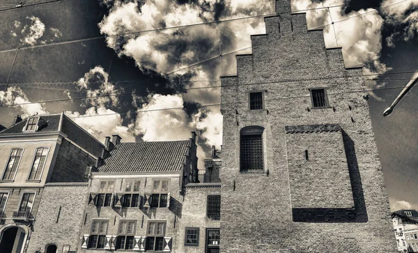 Los Edificios Ciudad Haya Hermoso Día Soleado Holanda —  Fotos de Stock