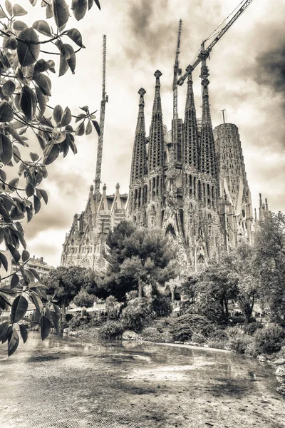 Barcelona Maio 2018 Exterior Sagrada Família Este Símbolo Cidade — Fotografia de Stock