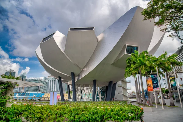 Singapore January 2020 Artscience Museum Museum Located Integrated Resort Marina — Fotografia de Stock