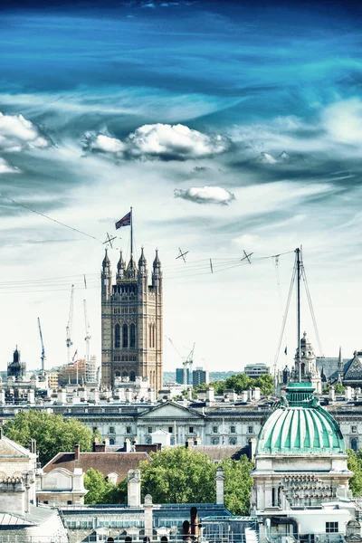 Londoner Skyline Mit Big Ben Tower — Stockfoto